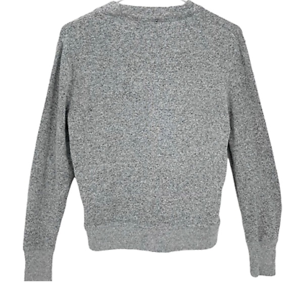 J.Crew Women’s Gray Faux Wrap Lightweight Long Sleeve Sweater Pullover Sz XLarge - Picture 3 of 8